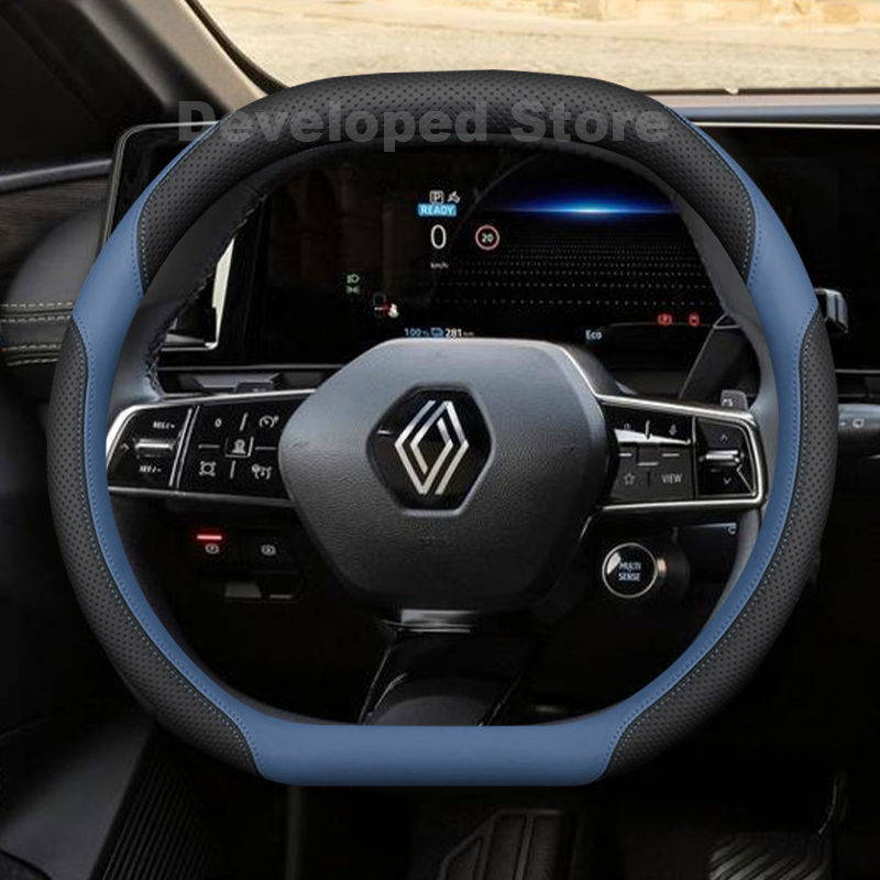 Car Steering Wheel Cover Anti Slip Breathable - Coprivolante per Renault 5 e-Tech Megane