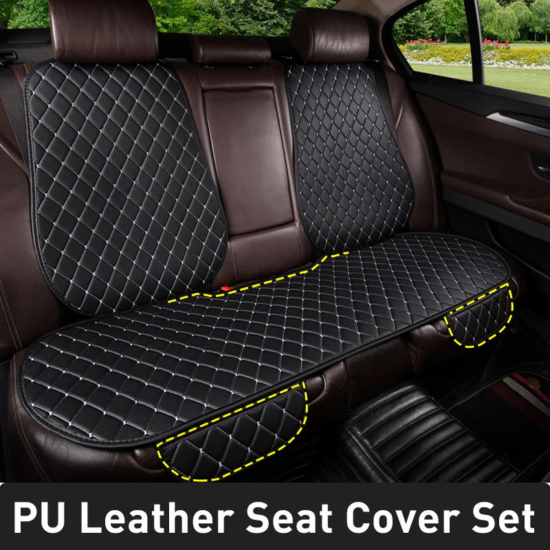 Leather Car Seat Covers Full Set Universal - Coprisedili Auto in Pelle PU Karcle,