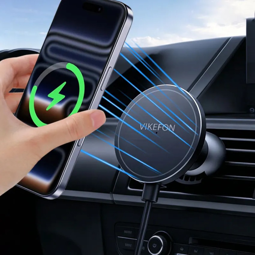 Magnetic Phone Holder For Car Vent - Caricatore Wireless per Auto, Supporto Magnetico
