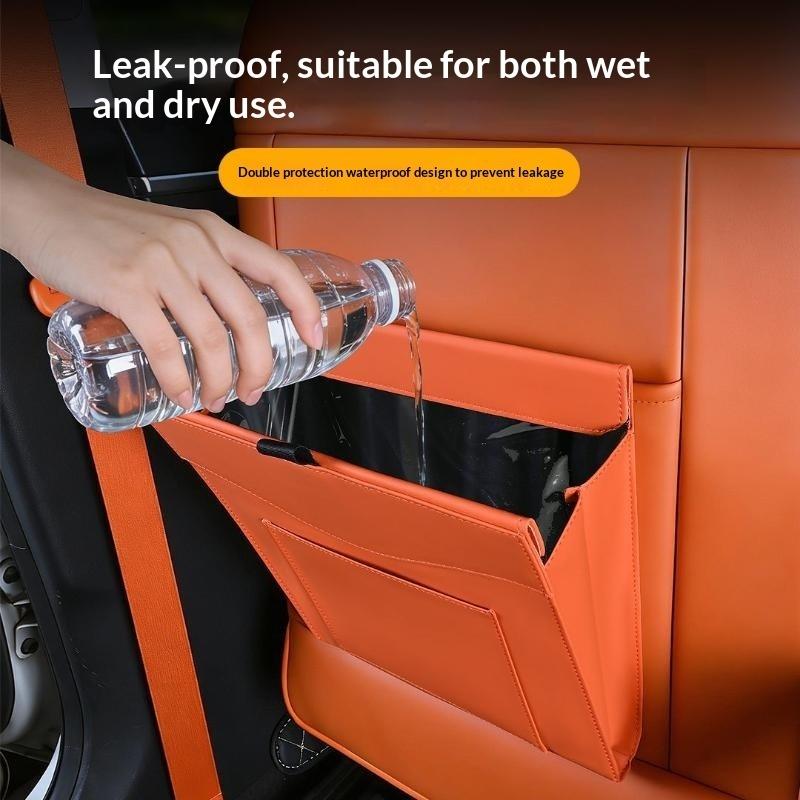 Waterproof Car Trash Can With Lid - Cestino per Rifiuti da Auto Impermeabile