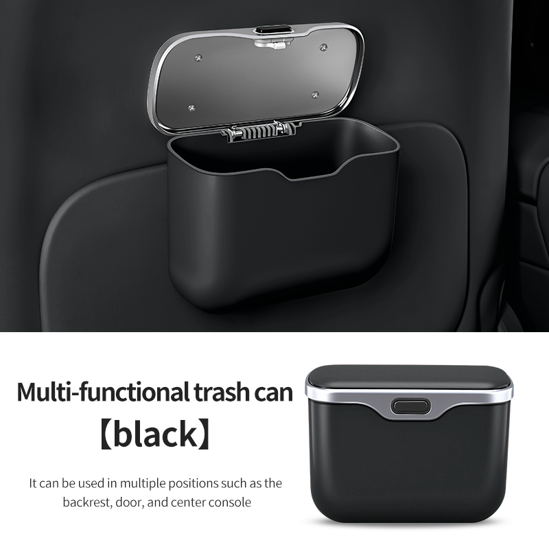 Waterproof Car Trash Can With Lid - Cestino per auto con coperchio creativo,