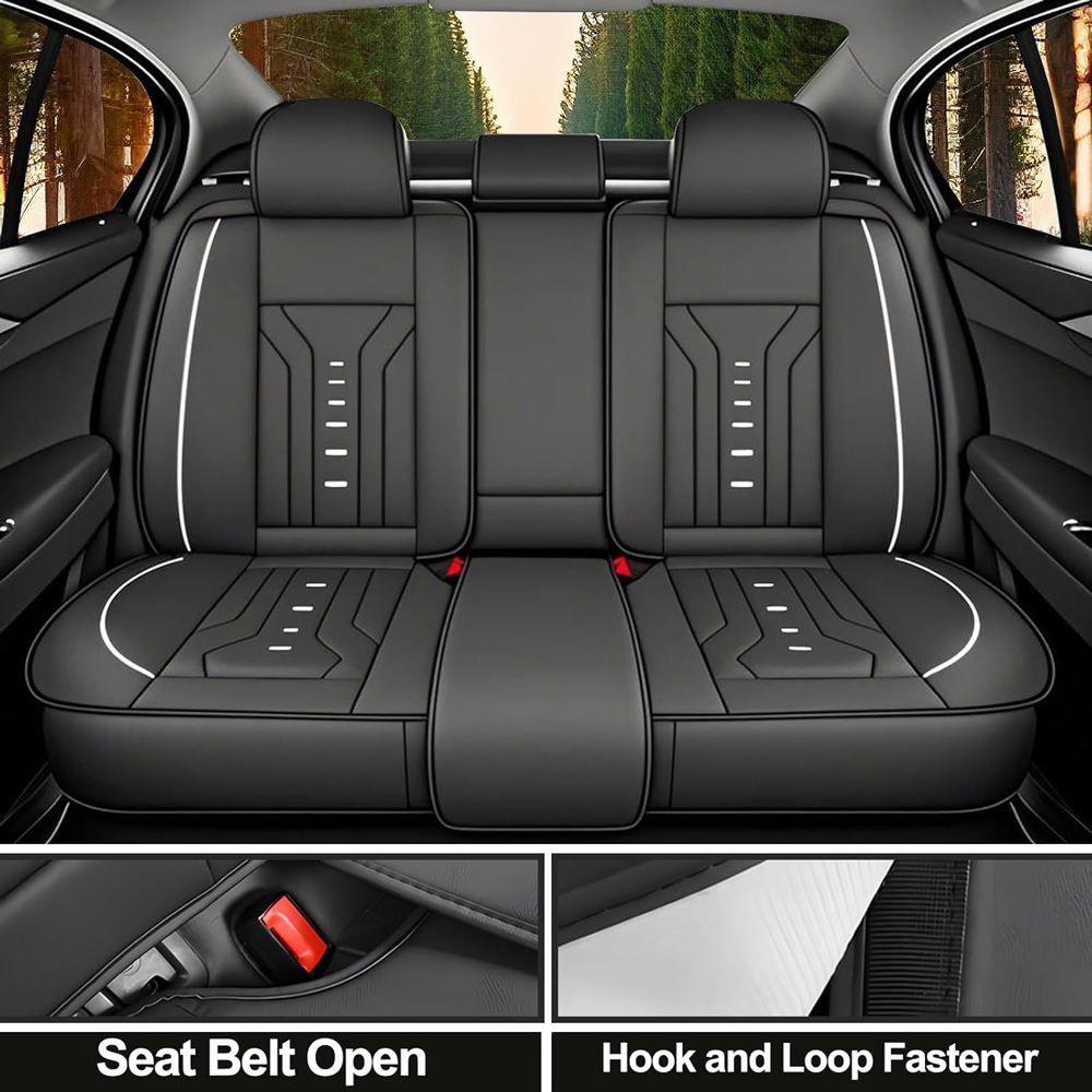 Coprisedili per auto in pelle  - Leather Car Seat Covers Full Set Universal recensione e prezzo