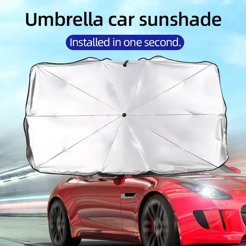 Parasole Pieghevole per Parabr - Car Sunshade Windshield Umbrella Foldable recensione e prezzo