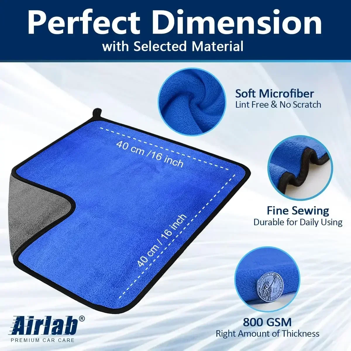 Asciugamano per pulizia in mic - Microfiber Car Drying Towel Super Absorbent recensione e prezzo