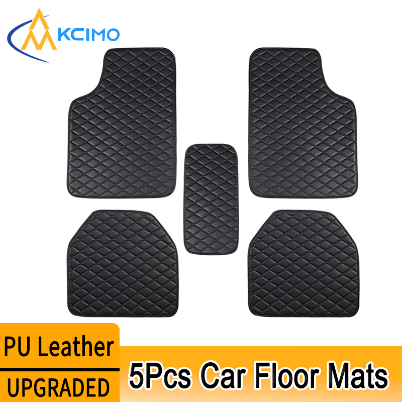Kcimo 5 pezzi tappetini per au - Car Floor Mats Universal Waterproof Leather recensione e prezzo