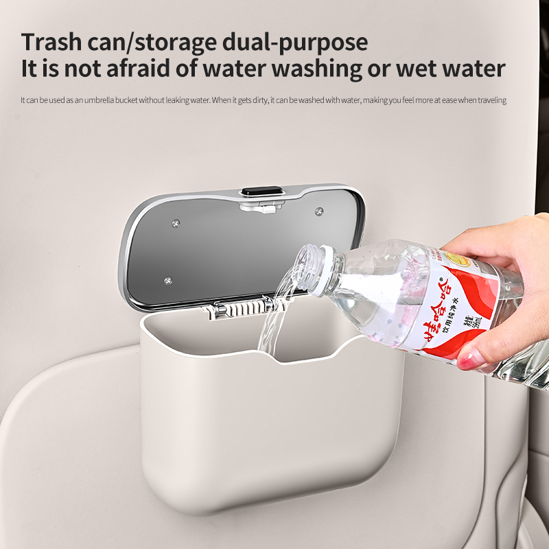 Cestino per auto con coperchio - Waterproof Car Trash Can With Lid recensione e prezzo