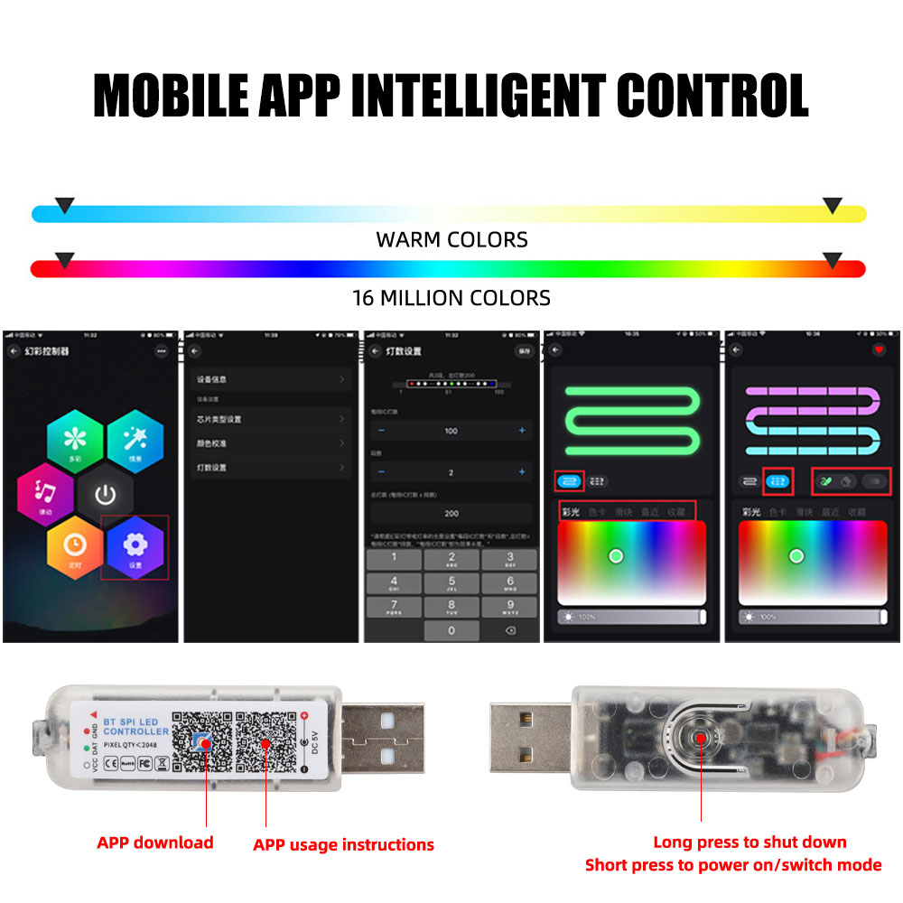 Striscia LED per Auto 2-in-1 d - Led Ambient Interior Car Lights App Control recensione e prezzo