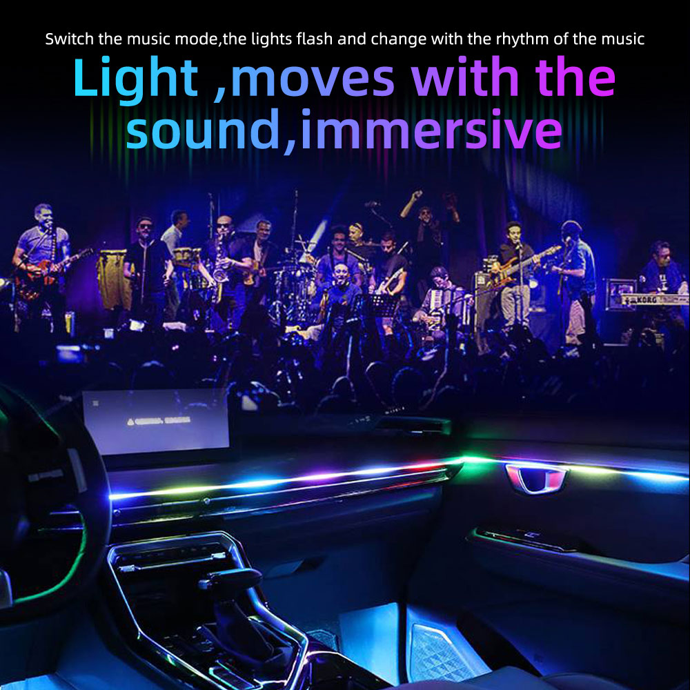 Striscia LED per Auto 2-in-1 d - Led Ambient Interior Car Lights App Control recensione e prezzo