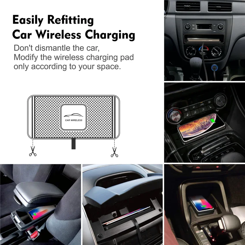 Supporto per caricabatterie wi - Wireless Car Charger Mount Fast Charging recensione e prezzo