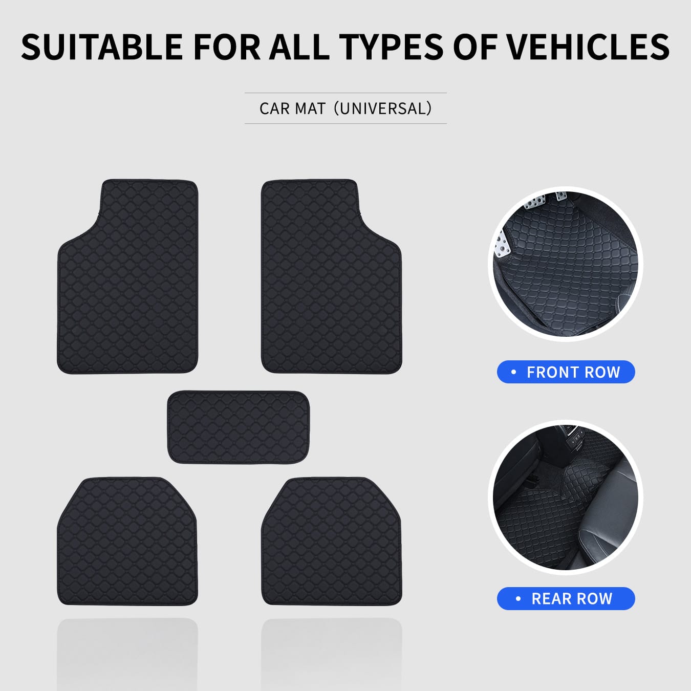 Tappetini per auto, set comple - Car Floor Mats Universal Waterproof Leather recensione e prezzo