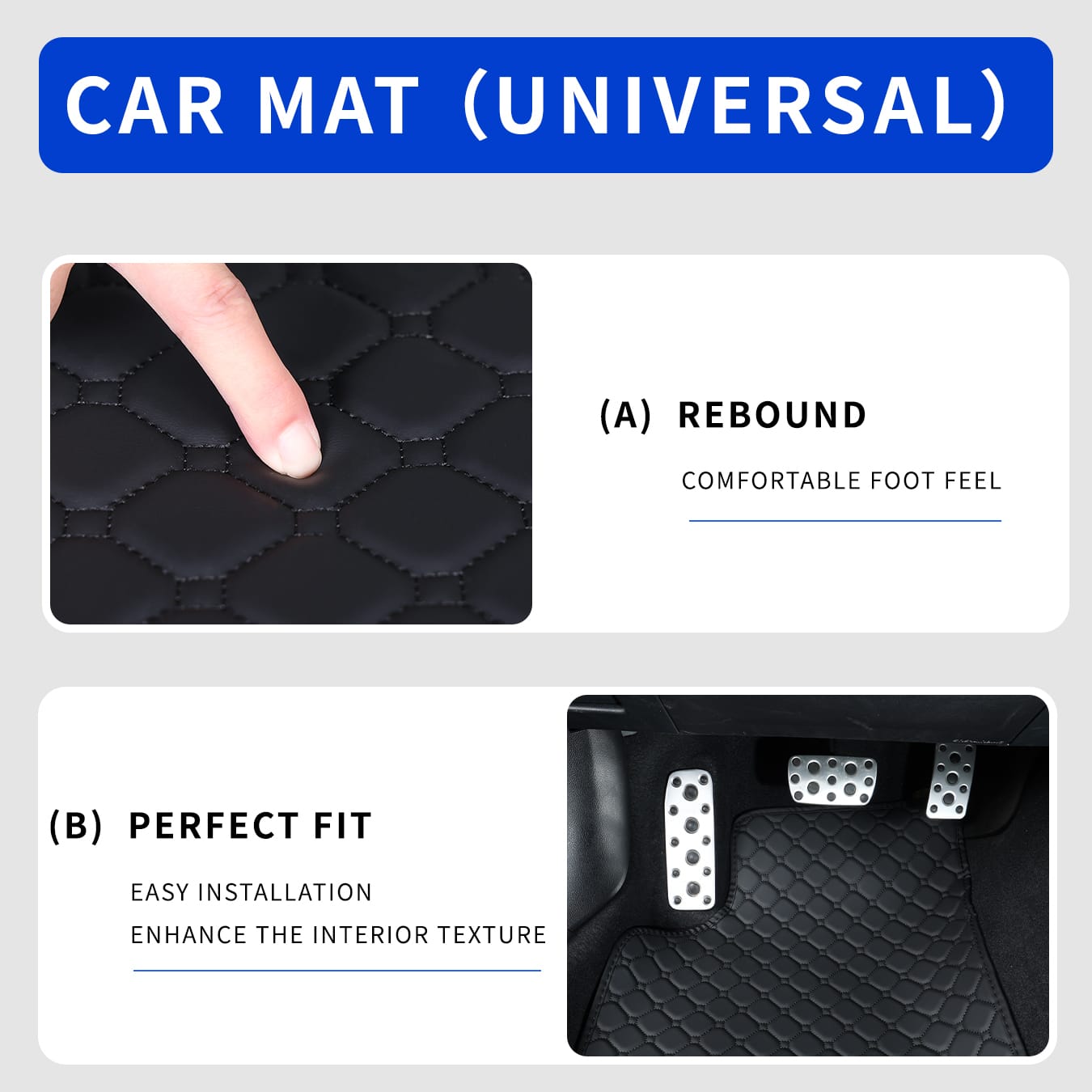 Tappetini per auto, set comple - Car Floor Mats Universal Waterproof Leather recensione e prezzo