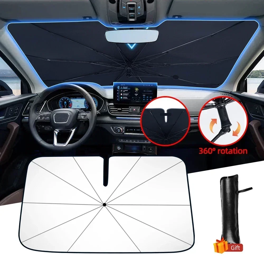 Parasole Pieghevole per Parabr - Car Sunshade Windshield Umbrella Foldable recensione e prezzo