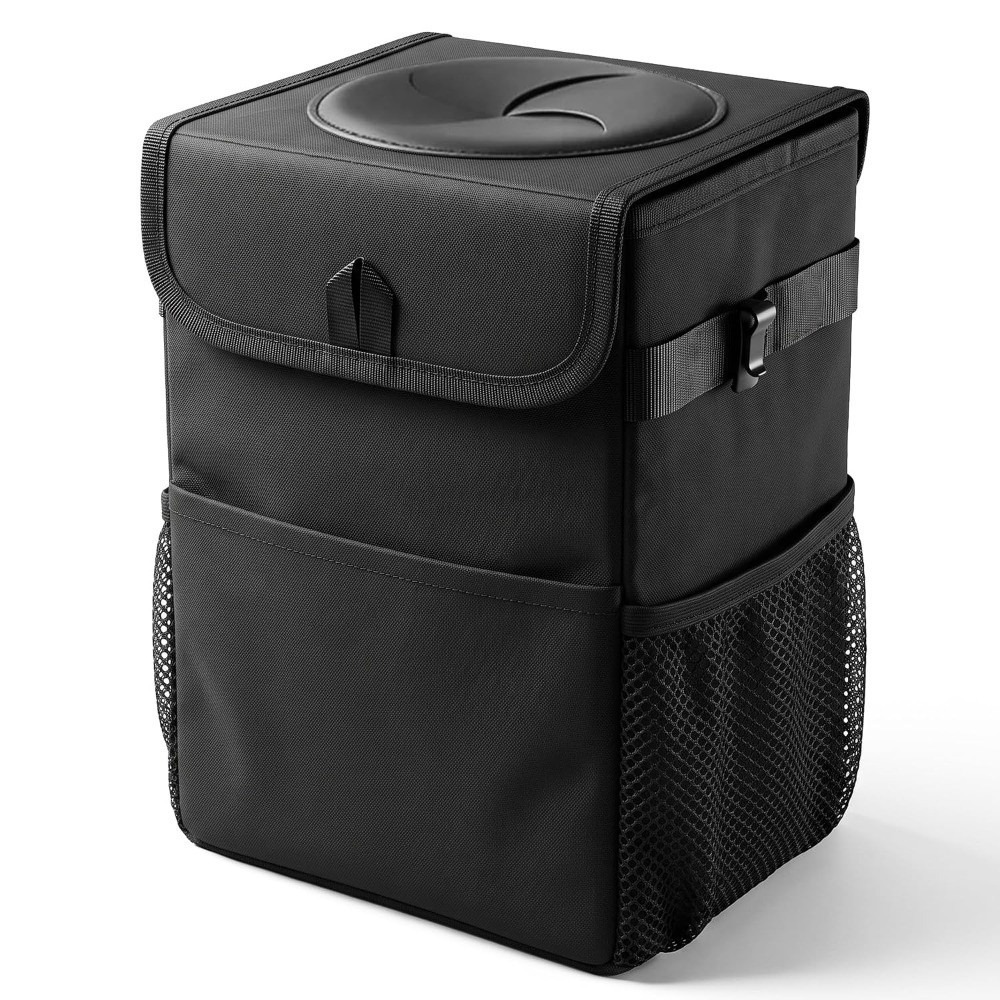 Cestino per rifiuti da auto pi - Waterproof Car Trash Can With Lid recensione e prezzo
