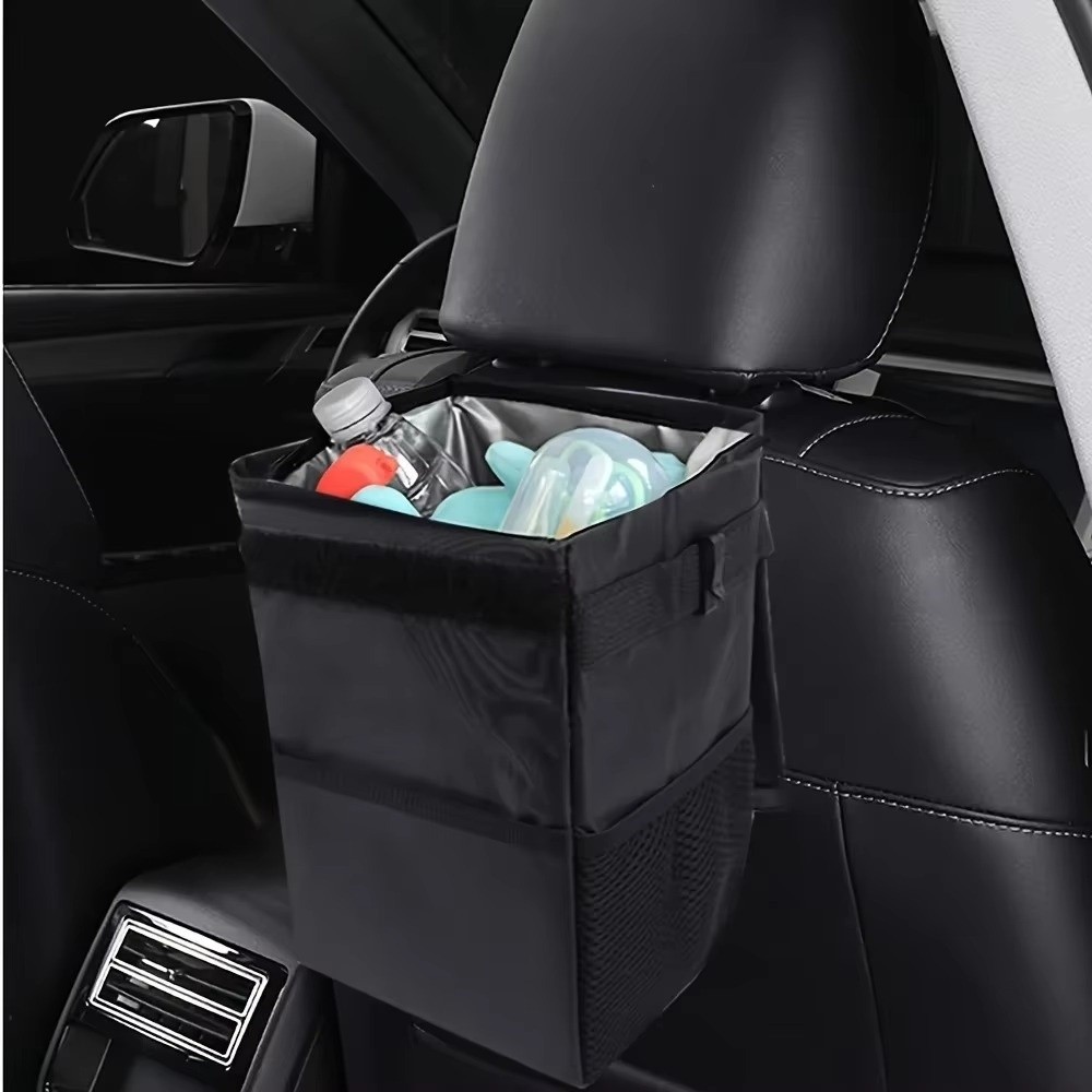 Cestino per rifiuti da auto pi - Waterproof Car Trash Can With Lid recensione e prezzo