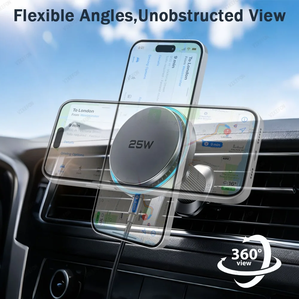 Caricatore Wireless Magnetico  - Magnetic Phone Holder For Car Vent recensione e prezzo